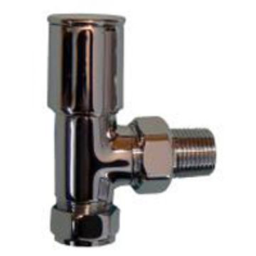 BWS Contemporary Angle Towel Radiator Valve 15mm