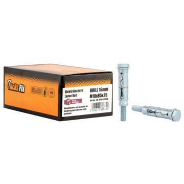 D16 Loose Bolt Shield Anchor M10 x 80mm x 10mm