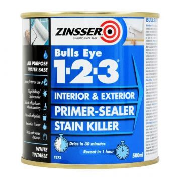 Zinsser Bulls Eye 123 Primer 500ml