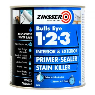 Zinsser Bulls Eye 123 Primer 1L