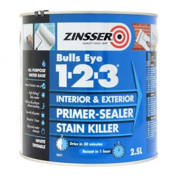 Zinsser Bulls Eye 123 Primer 2.5L