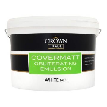 Crown Trade Covermatt White 10L