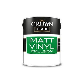Crown Trade Matt Emulsion Black 2.5L