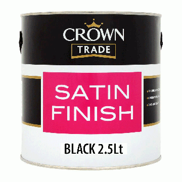 Crown Trade Satin Black 2.5L