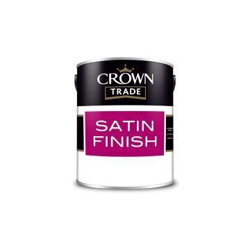 Crown Trade Satin Brilliant White 1L