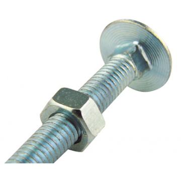 Carriage Bolt & Nut M8 x 120mm
