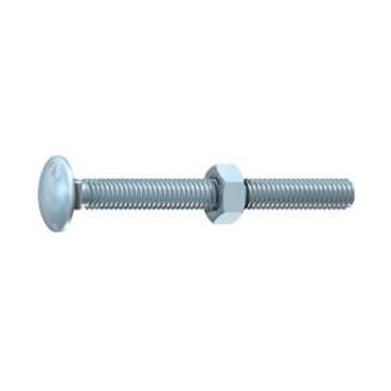 Carriage Bolt & Nut M12 x 150mm