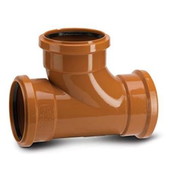 Polypipe UG423 T Junction Triple Socket 110mm