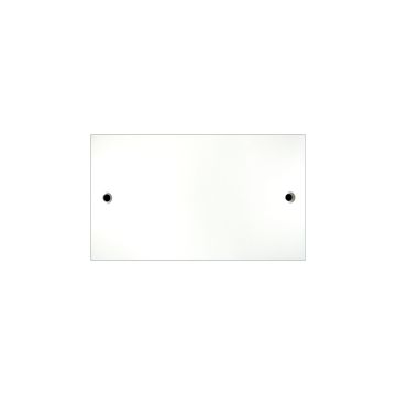 2 Gang Blank Plate