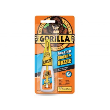 Gorilla Super Glue Brush & Nozzle 12g