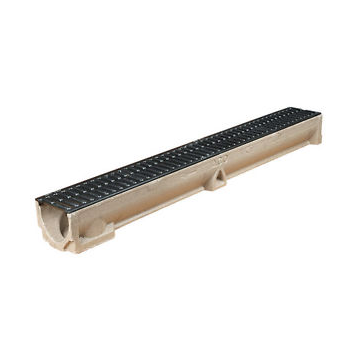 ACO Raindrain Channel B125 - Cast Iron Grate 47001 1MT