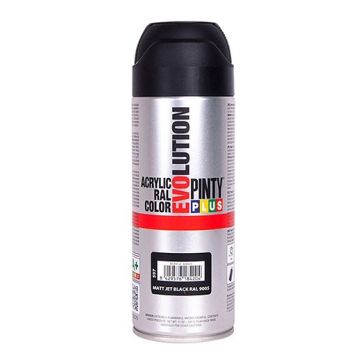 Pinty Plus Evolution Aerosol Matt Black 400ml