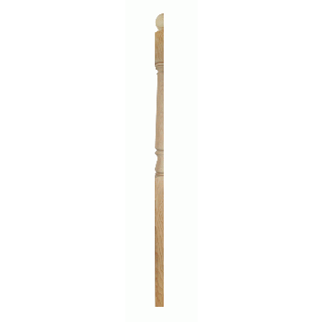 Pine Half Newel Post 90mm x 45mm x 1341mm