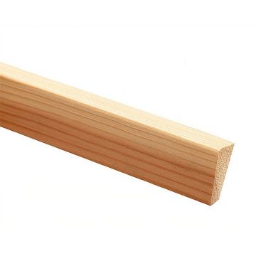 Pine Angled Glazing Bead WDW6006 19mm x 9mm x 2.4M
