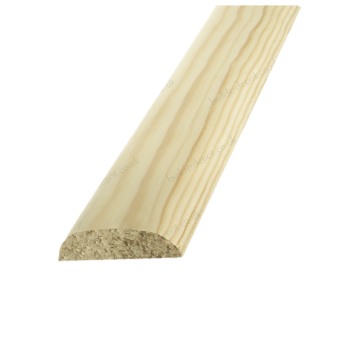 Pine Standard D Shaped COV6008 37mm x 8mm x 2.4M