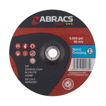 ABRACS Proflex DPC Metal Cutting Disc 230mm x 6mm x 22mm