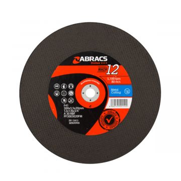 ABRACS Proflex DPC Metal Cutting Disc 300mm x 3.5mm x 20mm