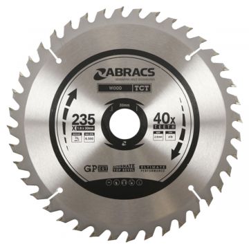 ABRACS Wood TCT Blade 235mm x 30mm x 40T
