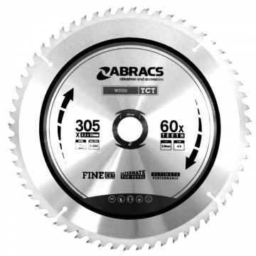 ABRACS Wood TCT Blade 305mm x 30mm x 60T