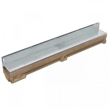 ACO RainDrain Brickslot Channel B125 - Galvanised Grate 47002 1MT