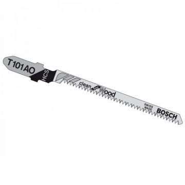 Bosch T101AO Clean Wood Cutting Jigsaw Blades 5PC Pack
