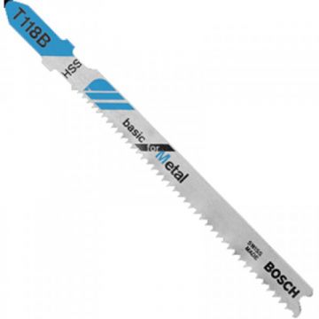 Bosch T118B Metal Cutting Jigsaw Blades 5PC Pack