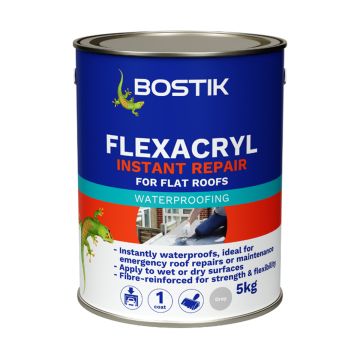 Bostik Flexacryl Grey Instant Roof Repair 5L