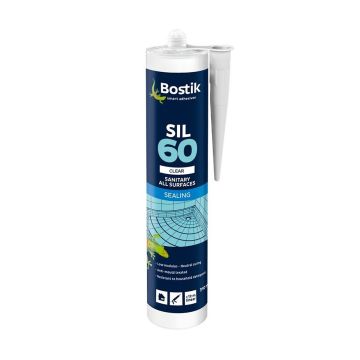 Bostik SIL 60 Sanitary Sealant Clear 310ml