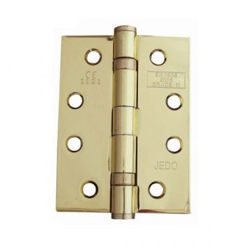 Jedo Grade 11 Steel Ball Bearing Hinges 102x76mm Electro Brassed