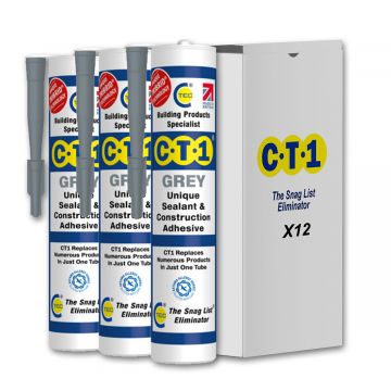 CT1 Sealant & Adhesive Grey 290ml (Box of 12)