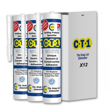 CT1 Sealant & Adhesive White 290ml (Box of 12)