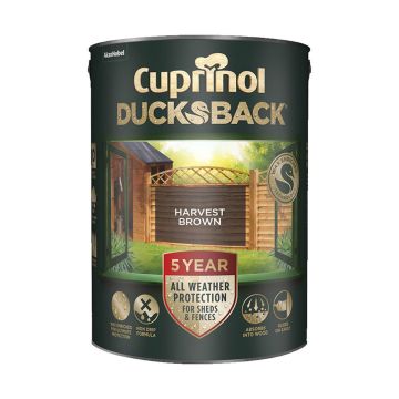 Cuprinol 5 Year Ducksback Harvest Brown 5L
