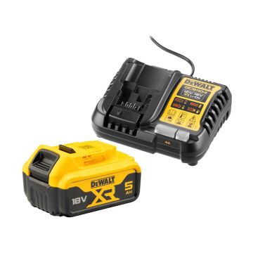 DeWalt 18V 5Ah XR Li-Ion Battery & Multi-Voltage Charger Kit
