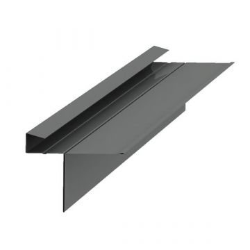 Dry Verge Slate Trim Aluminium (T2) 25mm Blue/Black
