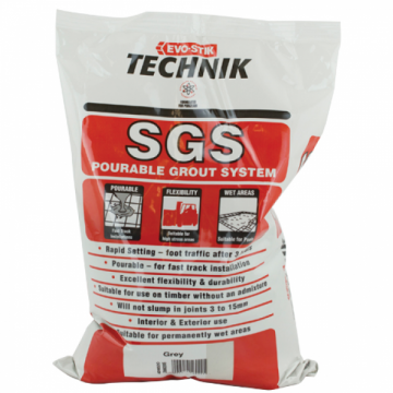 EVO Technik SGS Tile Grout 5Kg Grey