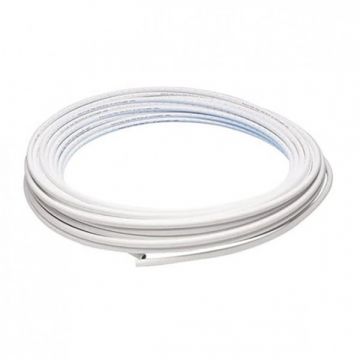 Easy Lay Barrier Pipe 15mm x50Mt White
