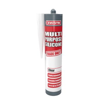 Evo-Stik Multi Purpose Silicone Sealant Clear 300ml