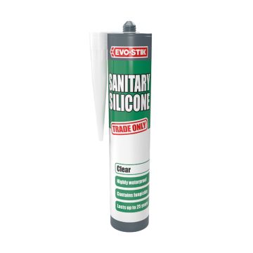 Evo-Stik Sanitary Silicone Clear 300ml