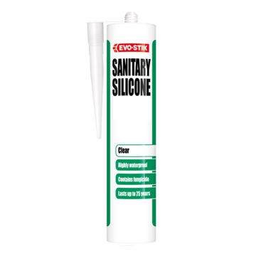 Evo-Stik Sanitary Silicone Clear 300ml