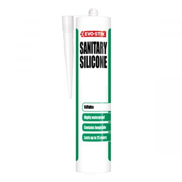 Evo-Stik Sanitary Silicone White 300ml