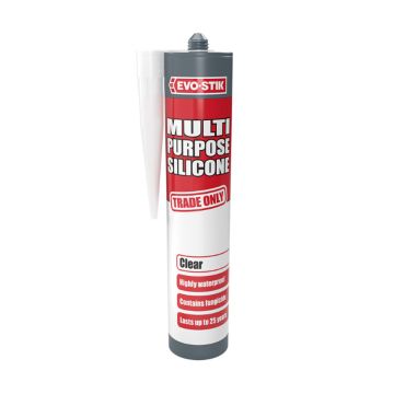 Evo-Stik Trade Multi Purpose Silicone Clear 280ml