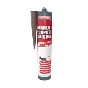 Evo-Stik Trade Multi Purpose Silicone Sealant Brown 280ml