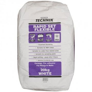 Evo Technik Rapid Set Flexible Adhesive 20Kg White
