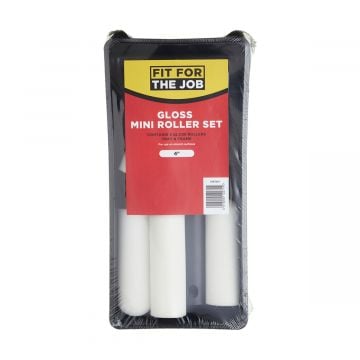 Fit For The Job 7 Piece Foam Mini Roller Set 4″
