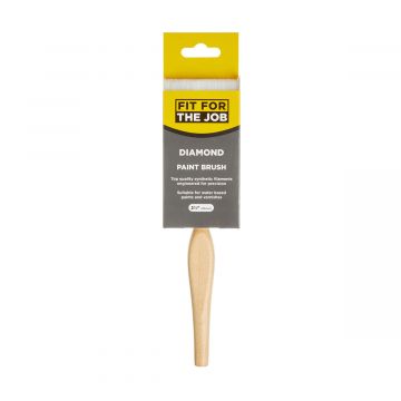Fit For The Job Diamond Synthetic Paint Brush 2.5″