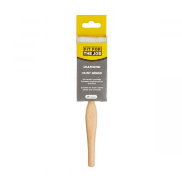 Fit For The Job Diamond Synthetic Paint Brush 2″