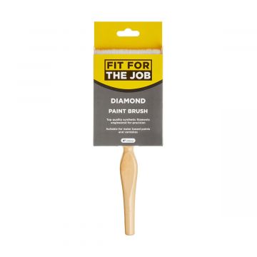Fit For The Job Diamond Synthetic Paint Brush 4″