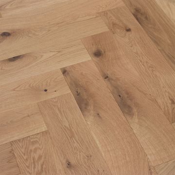 Gio Natural Oak Engineered Herringbone Flooring (1.15m²)