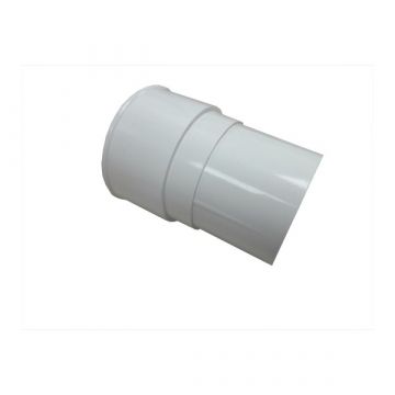 Half Round Downpipe Connector White 68mm