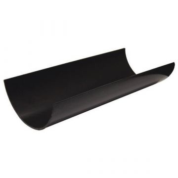 Half Round Gutter 112mm Black 4Mt